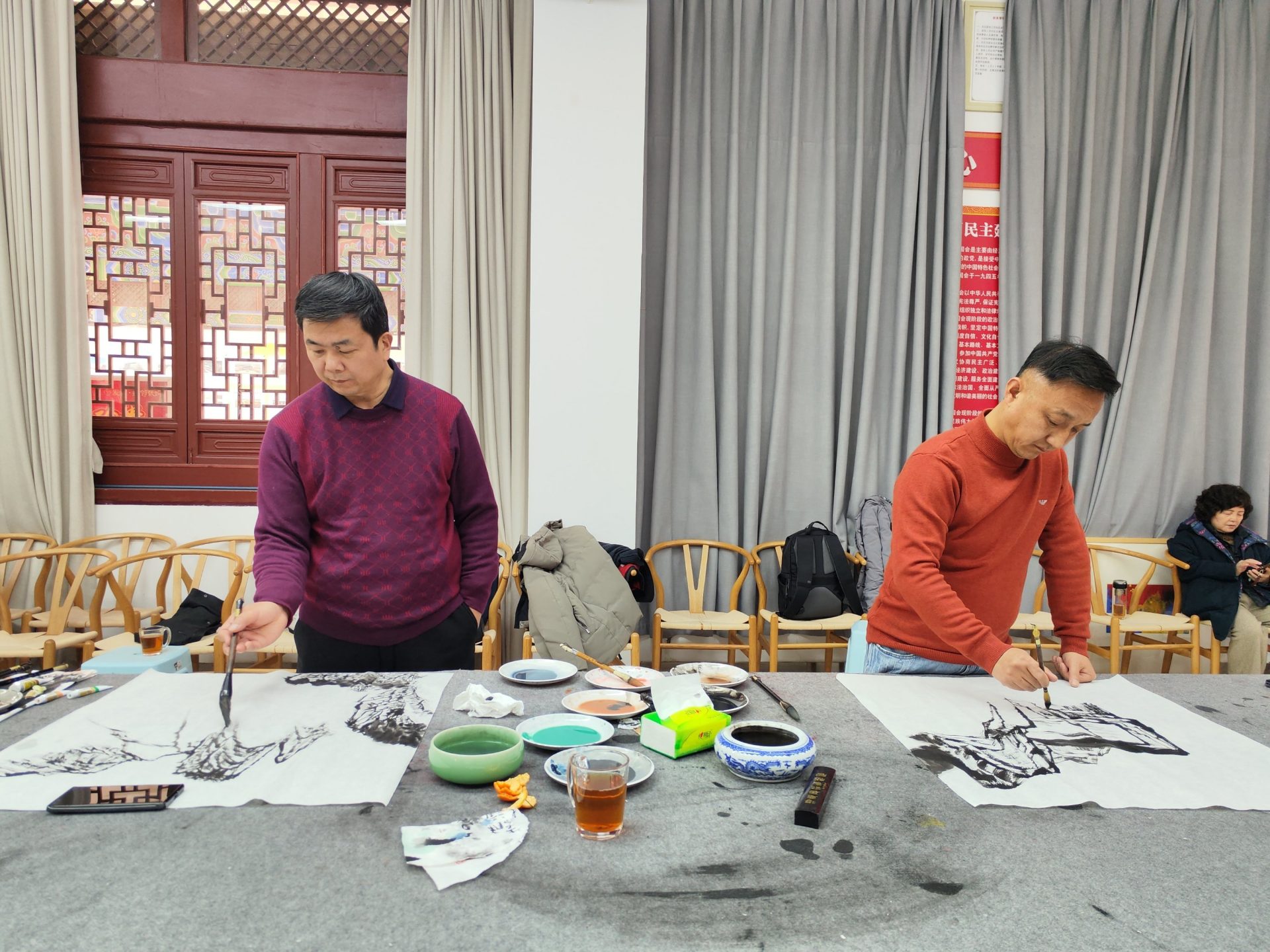 翰墨迎新春 丹青润遂州——2026迎春书画笔会在遂宁临仙阁圆满举行