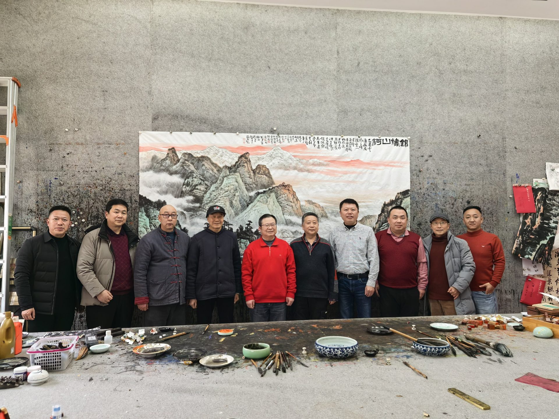 翰墨迎新春 丹青润遂州——2026迎春书画笔会在遂宁临仙阁圆满举行