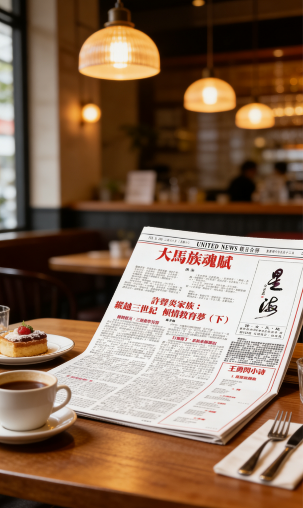 墨联侨心 笔耀星海——何晓巍为菲律宾《联合日报》副刊题字