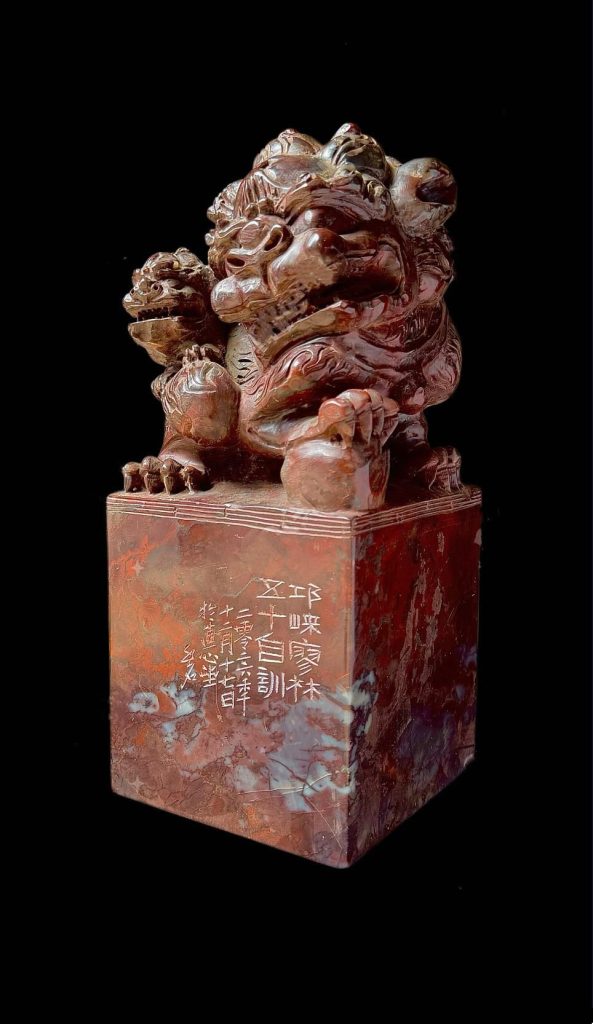 左刀铸金石 巨印见精神——西泠名家陈明德重磅青田巨印新作问世