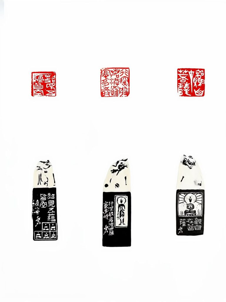 陈明德丙午心经刻石欣赏